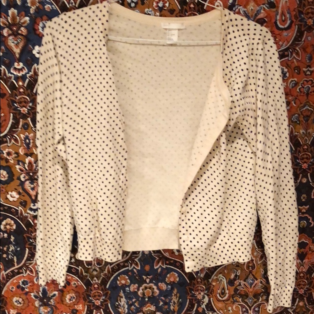 Brand new polka dot h&m cardigan